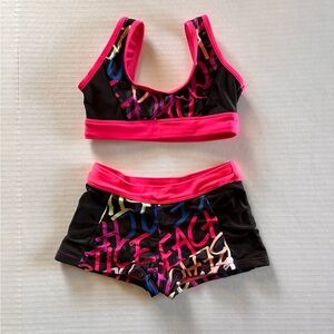 Justice girls swim set size XS (5/6)